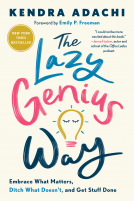 book cover for The Lazy Genius Way