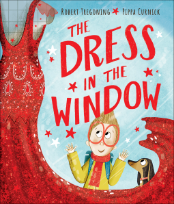 book cover for The Dress in the Window