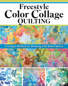 book cover for Freestyle Color Collage Quilting