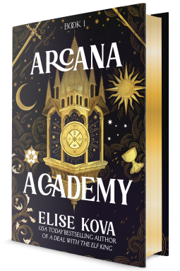 book cover for Arcana Academy