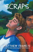 book cover for Scraps: A Gay Skateboarding Romance Novel